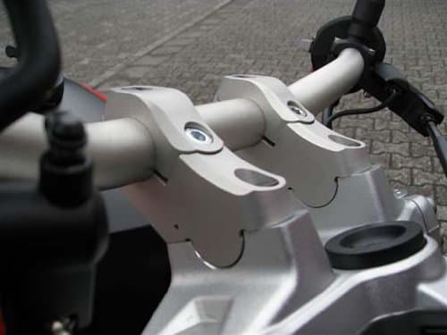 MV Verholen Handlebar Risers Kit provides almost 2 inch rise for BMW F800R Up to 2014 model year VER-4901-901438