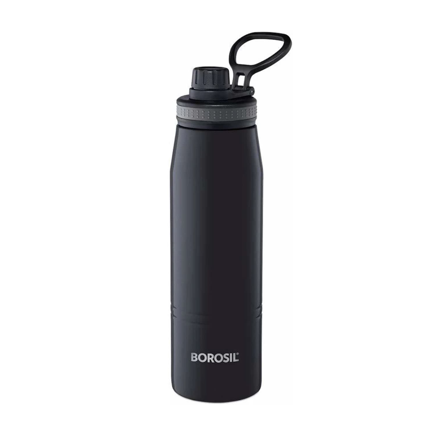 Vacuum Insulated Copper Coated Inner Hydra Water Bottle|Sports Bottle|Yoga Bottle|Outdoor|PortableLeak Proof|ReusableWater Bottle Black, 600ML,BT0600BK102