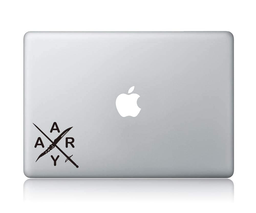 Die-Cut Vinyl Decal with Arya Stark Needle catspaw Game of Thrones Fan-Art for Laptop MacBook Car Vinyl Decal Sticker