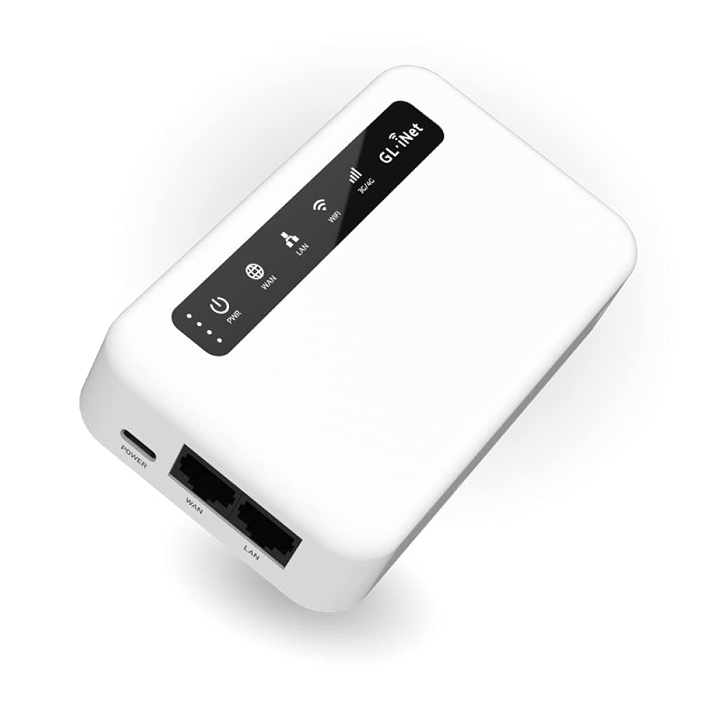 GL.iNetGL-XE300(Puli) 4GLTEMobileSmartVPNRouter|PortableWiFiWirelessTravel Hotspot,SupportATT,T-Mobile,Router/AccessPoint/Extender/WDSMode,OpenWrt, 5000mAhBattery,OpenVPNClient (EC25-AF)