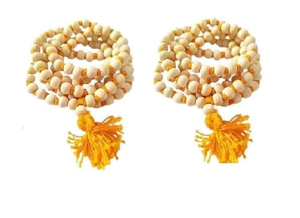 NILAY Tulsi Jaap Mala 108 Beads | ISKCON Krishna Rosary for Chanting & Meditation | Sacred Basil Jap Mala for Prayer, Pooja & Spiritual Healing