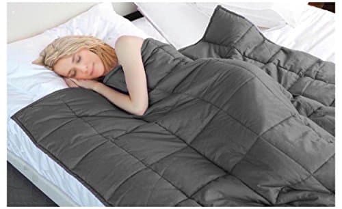 HomeTown Market Weighted Blanket Larger Than King (87" X 80"), 30LB for Adults, Heavy Pressure Comforter (New Larger Than King (87" X 80"), 30LB)