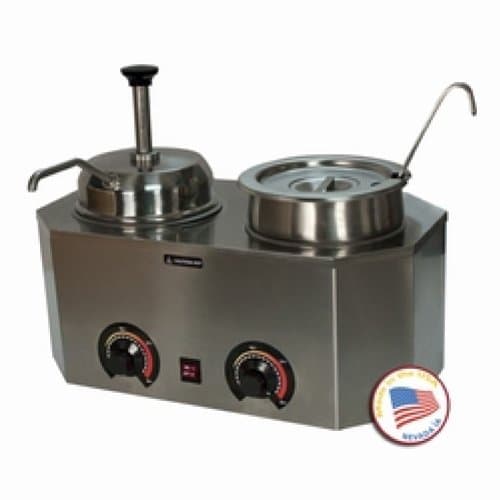Paragon - Manufactured Fun 2029E Pro-Deluxe Warmer-Dual with Ladle and Pump