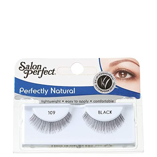 Salon Perfect Perfectly Natural Eyelashes, 109 Black, 1 pr