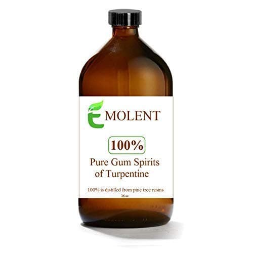 EMOLENT, Pure Gum Spirits of Turpentine 100%, 16 oz