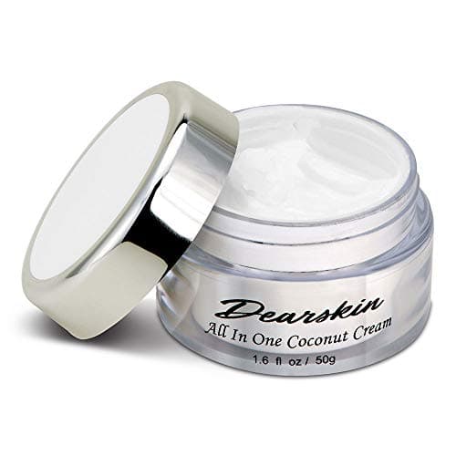 Face Moisturizer Anti-Wrinkle All In One Coconut Cream Vegan Organic Cruelty Free Day and Night Moisturizing Lightening Skin Care Best Natural Formula with Hyaluronic Acid, Vitamin C, Kojic Acid, B Complex