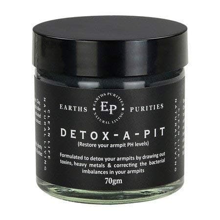 Detox-A-Pit (Underarm Mask) helps improve the function of your armpits, in the form of a mask that you apply directly to your underarms. Detox-A-Pit works by drawing out toxins or impurities.