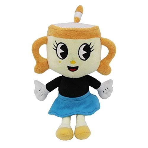 mazeshop Cuphead Ms. Chalice Plush Figure Stuffed Toy 8 Inch