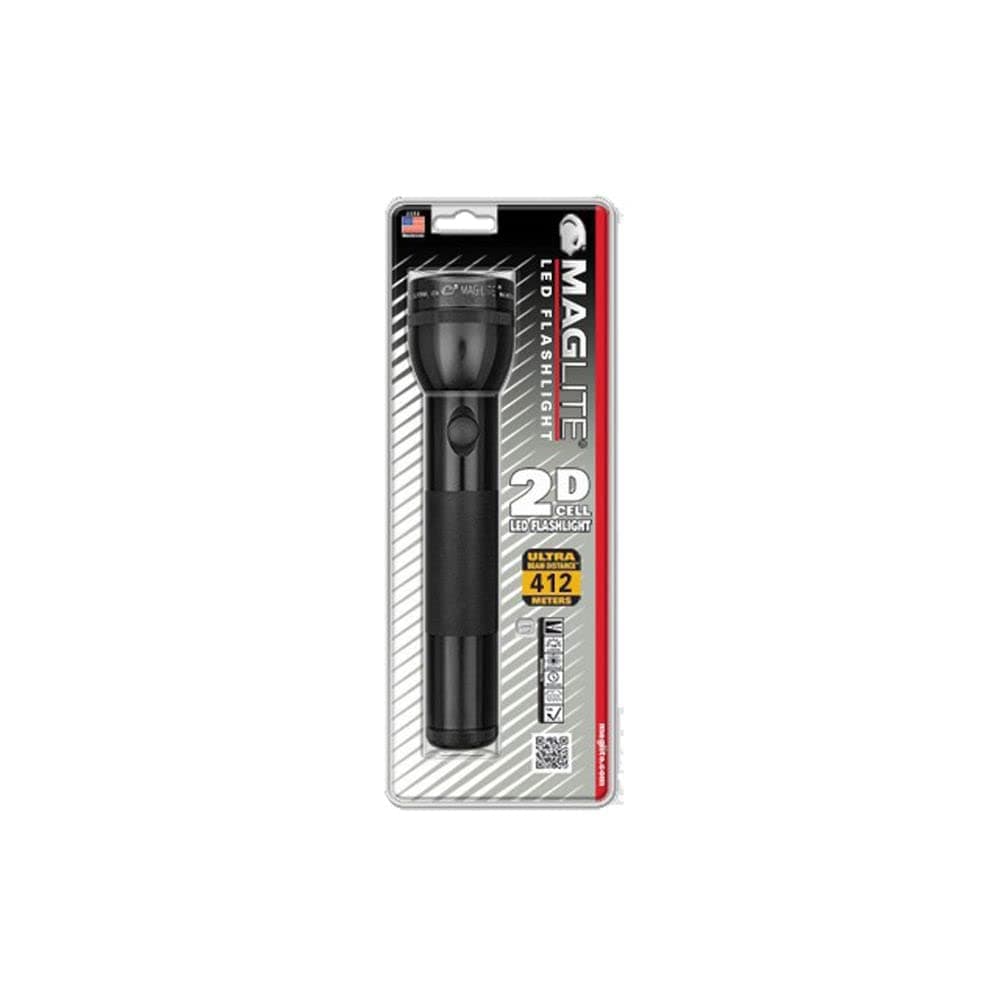 Maglite LED 2-Cell D Flashlight, Black
