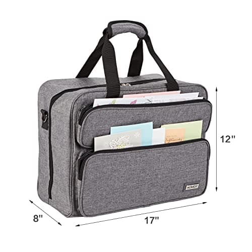 HOMEST Sewing Machine Carrying Case, Universal Tote Bag with Shoulder Strap Compatible with Most Standard Singer, Brother, Janome