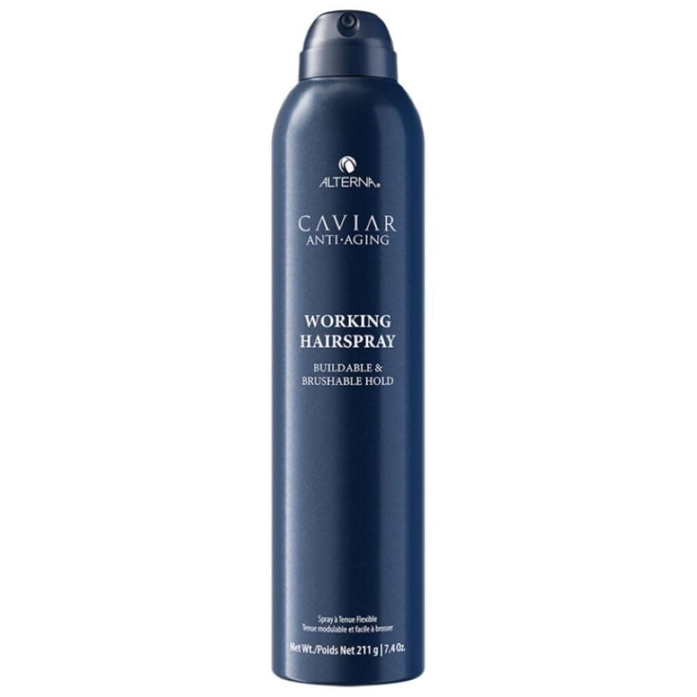 Alterna CAVIAR Anti-Aging Working Hairspray | Buildable, Brushable Hold | Helps Control Frizz & Adds Shine | Sulfate Free