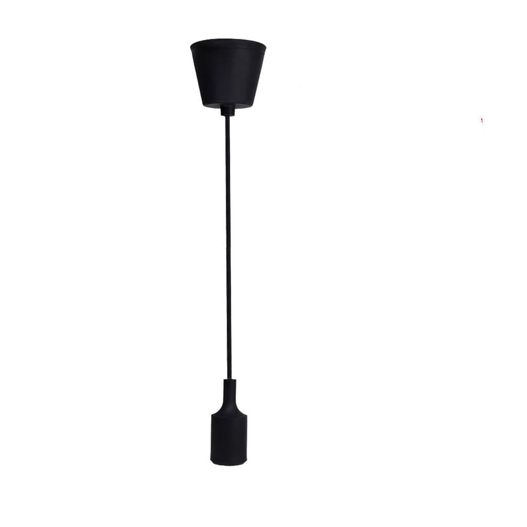 Ceiling Lamp (Black,Plastic)