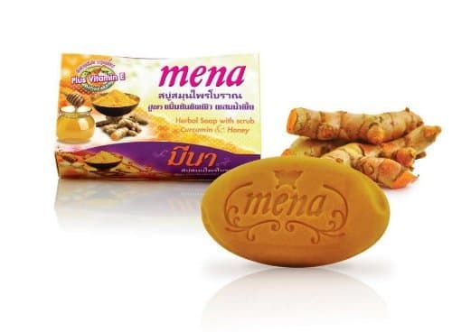 TANGDIAABBCC MENA Herbal Soap Curcumin Honey Anti-Aging Dark Spot Soap 100g/3.7oz