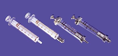 SOCOREX 320219 Syringe 1 ml metal Luer Lock cone with glass piston