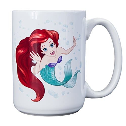 Disney Character Collectible Mugs - Set of 2-15 Oz (Ariel)