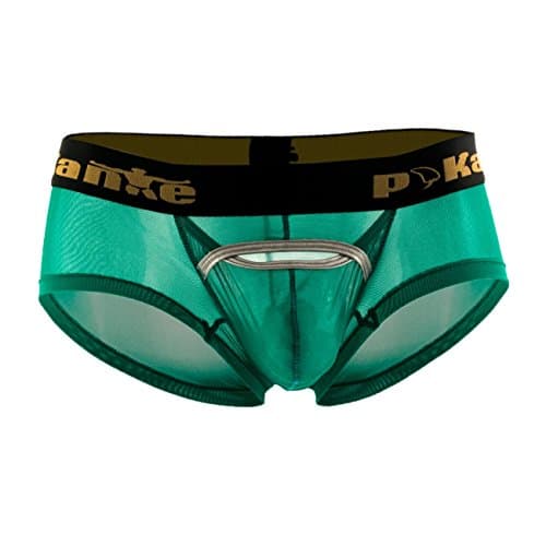 Pikante Underwear 7706211076669 PIK 8691 Attack Cheeky Briefs44; Green - Large