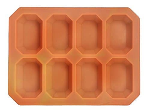 SILICOMOLDS Octagonal Silicone Soap Mould, 28x21x2cm (Multicolour)