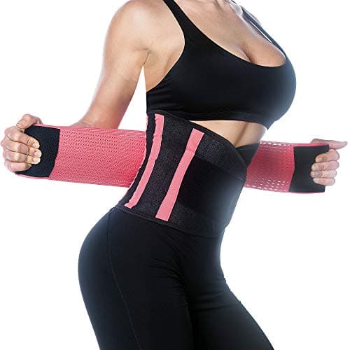 Waist Trainer Belt Body Shaper Belly Wrap Trimmer Slimmer Compression Band for Weight Loss Workout Fitness Tummy Fat Burner Sport Girdle Belt