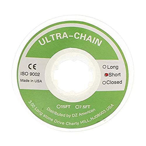 Angzhili1 Pcs Transparent Dental Orthodontic Elastic Chain Power Chains for Brace Orthodontic Supply(Short Size)