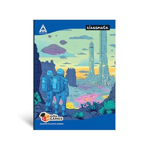 Classmate Long Size Notebook - 140 Pages | Single Line | A4 - 29.7cm X 21.0cm | Pack Of 12 Notebooks | Long Size Ruled Notebooks for School Students