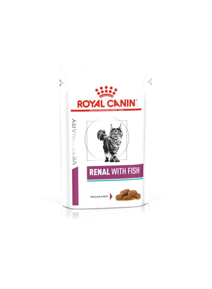 ROYAL CANIN Renal Feline Tuna Cat Food, 85 g (Pack of 12)
