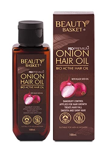 Beauty Basket Pro Premium Bio Active Onion Hair Oil | For Men & Women (100ML) | Hair Oil Black Seed | Beard Oil |