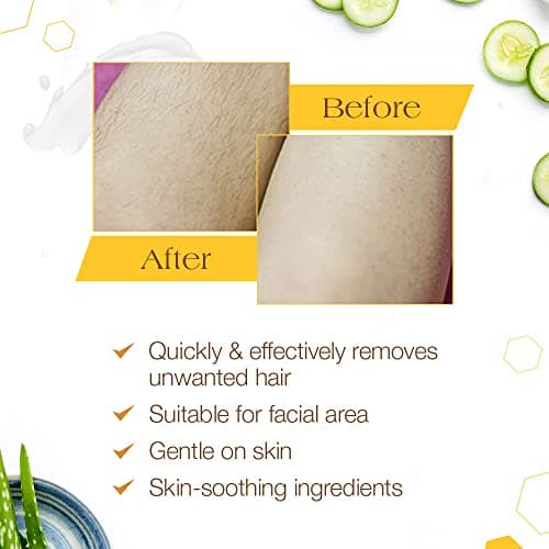 Gigi Hair Removal Cream For Face 1 Oz & Calming Balm .5 Oz