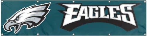 Philadelphia Eagles 8 Ft. x 2 Ft. Applique Banner