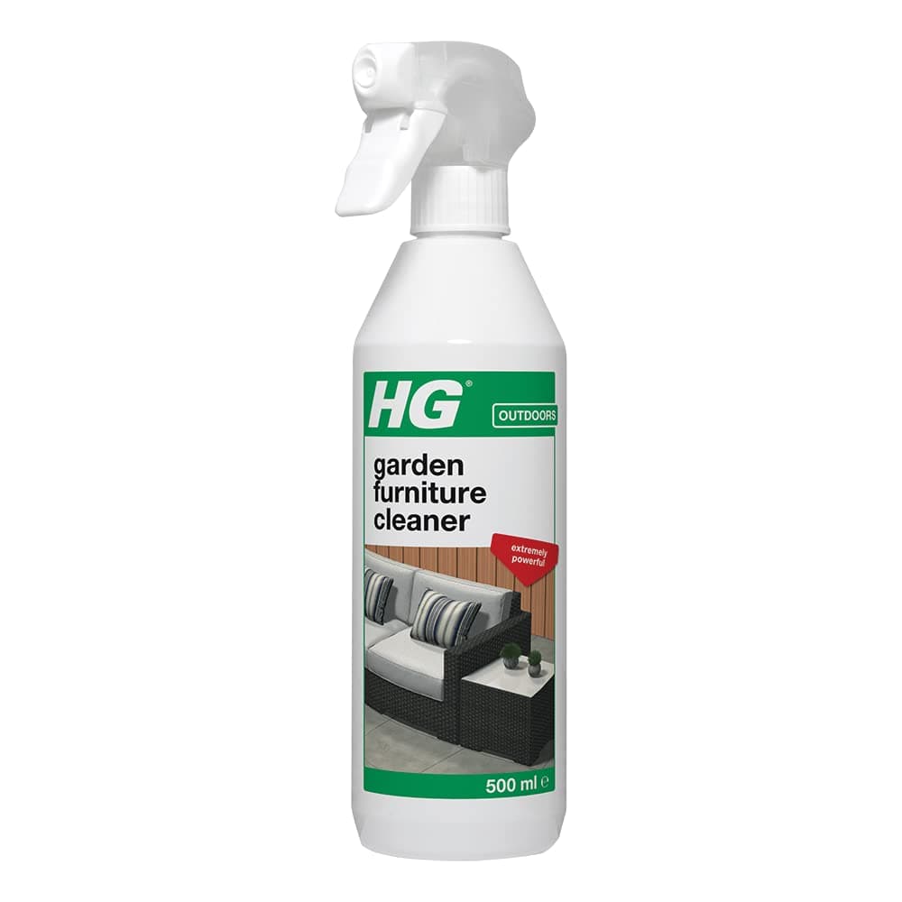 HG Garden Furniture Cleaner, Outdoor Cleaner & Garden Patio Cleaner Spray for Tables & Chairs, Universal for All Types of Seating, Extremely Powerful & Fast Acting - 500ml