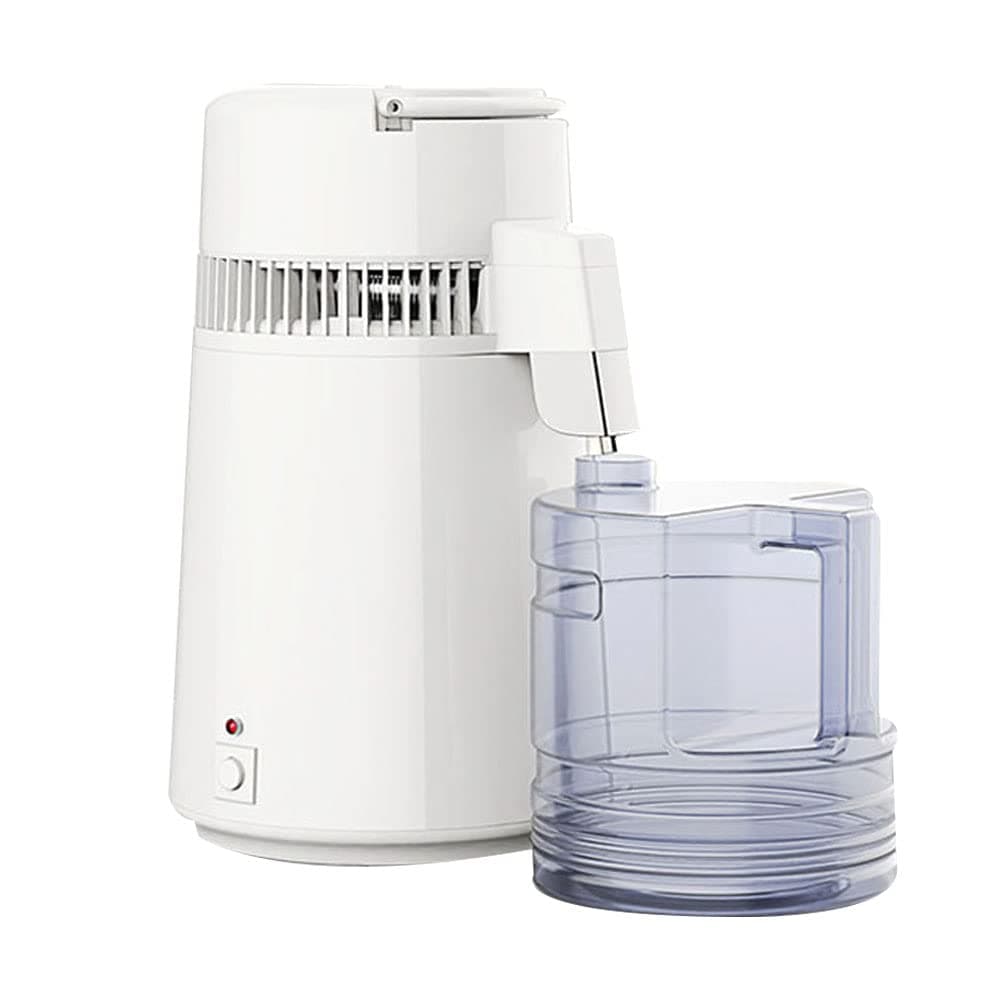 Pure Water Distiller，750W 220 V 4L Large Capacity Laboratory Household Distilled Machine Stainless Steel Distiller Beautys Salon Hydrolat