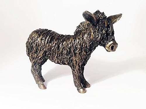 Frith Donkey Standing Sculpture 25cm long Statue Figurine Cast Collectables by Veronica Ballan (VB014)