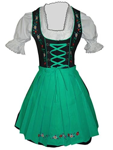 3pcs. bavarian mini Dirndl-s dress-es, Drindle-s Blouse, Apron, Sizes 4-22 Di06