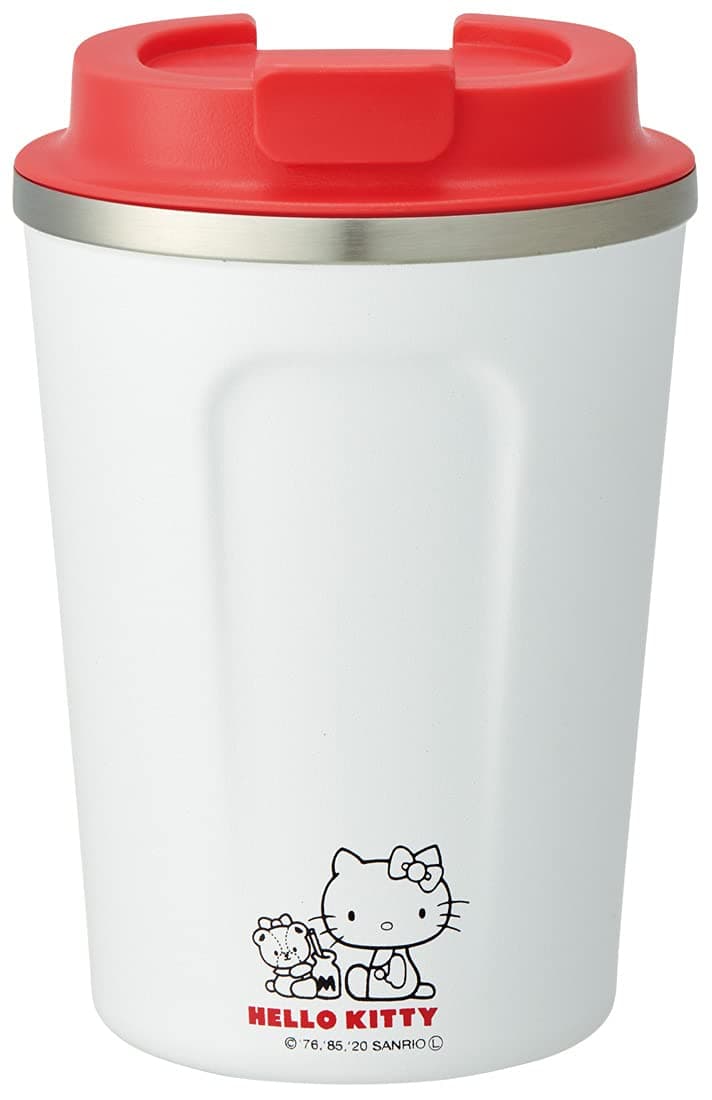 STBC3F-A Vacuum Stainless Steel Coffee Tumbler, Hot and Cold Retention, Small, 11.8 fl oz (350 ml), Hello Kitty Sanrio