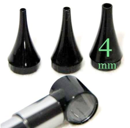 60 Count - Dr Mom 4 mm Disposable Otoscope Specula - Premium Quality for Dr Mom Third Generation Slimline and Original Model otoscopes ONLY