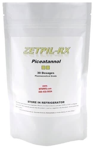 Piceatannol, Powerful Pterostilbene Related to Resveratrol, Supports Cholesterol, High Blood Pressure, Aging, Cardiovascular System, 30 Suppositories by Zetpil