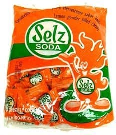 Selz Soda Lemon Powder Filled Hard Candy 14.82 Oz by Bocati