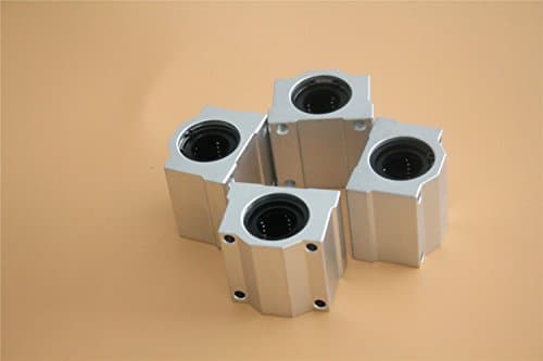 CHUANGNENG 4pcs SCS25UU 25mm Linear Motion Ball Bearing Slide Unit Bushing Close Type for CNC US Stock