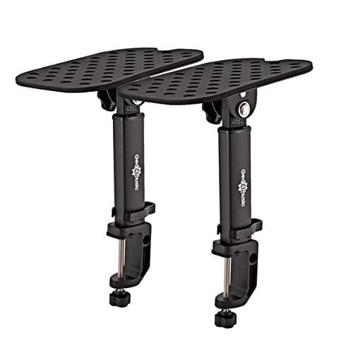 Desk Clamp Monitor Speaker Stands by Gear4music