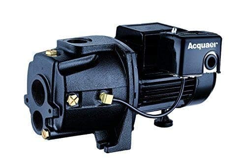 Acquaer 3/4 HP Dual-Voltage Cast Iron Convertible Deep Well Jet Pump With Injector kit