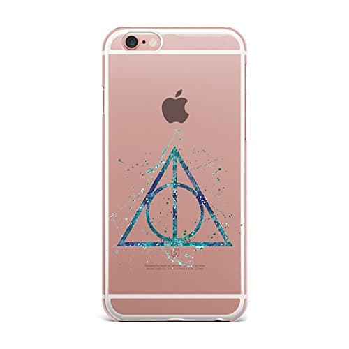 E45ACCESSORIES Harry Potter Hard Case Cover Semi Transparent for iPhones (iPhone 5S / 5 / SE, Triangle Symbol)