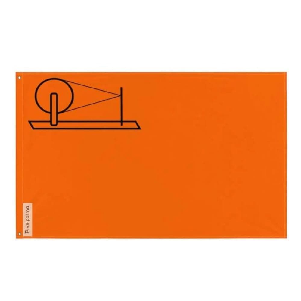 PixelformaFlag of India Unicolor proposed in 1931 and Not adopted in several sizes 100% Polyester Print with Double Hem 1. No eyelets 14x21cm