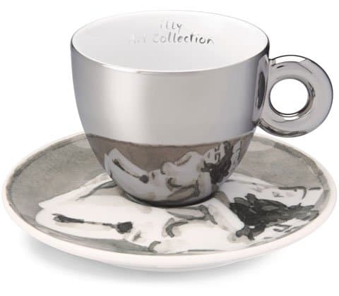 Illy Art Collection William Kentridge Cappuccino Cups limited edition