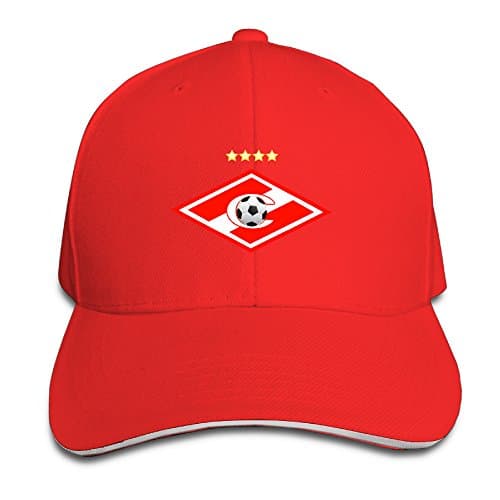 FC Spartak Moscow Russian Football Soccer Logo Flex Baseball Cap Red Apparel