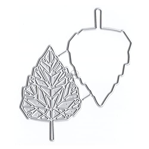 DzIxY Maple Leaves Metal Cutting Dies for Card Making Kit Embossing Paper Die Cuts Scrapbook Machine Stencils Storage Pockets Supplies
