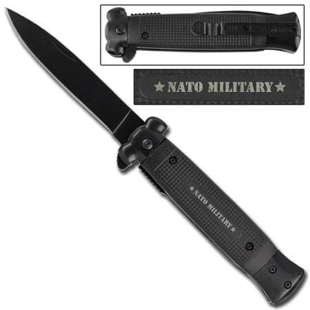 Striker Spring Assisted Knife - NATO Black