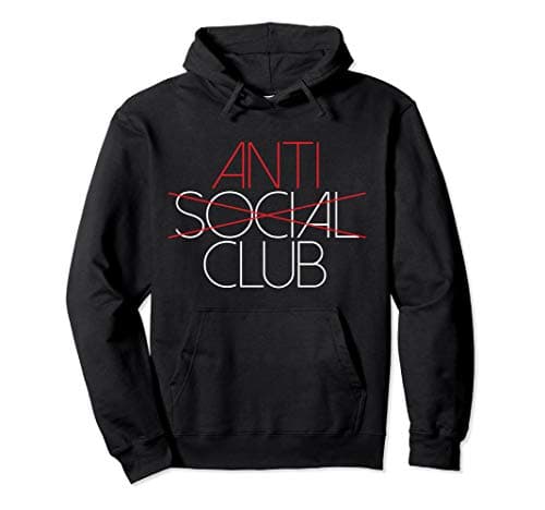 Cardeno DesignsAnti Social Club Introvert Hoodie Pullover HoodieOEKO-TEX STANDARD 100