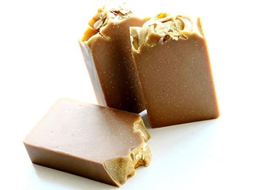 Fresh Goats-milk with Oatmeal & Honey 100% All Natural Soap for Sensitive Skin Hand-made in USA 5.0 Oz Bar (3-pack)