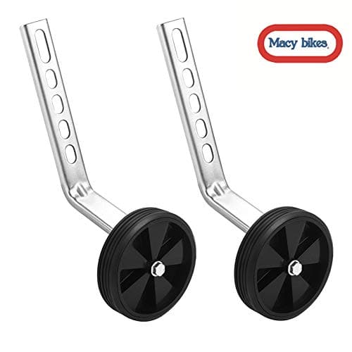 MacyHS Training Wheels for Children's Bicycle stabiliser(for 12 14 16 18 20 inch Bike) (5Black)