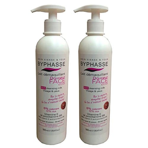 Face & Eyes Soft Cleansing Milk 500 ml (2 bottles).