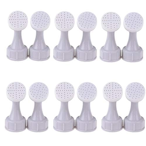 WWahuayuan 12 Pcs Portable Bottle Cap Sprinkler Bottle Top Waterers Sprayers Household Watering Sprinkler Heads Plastic Watering Caliber Little Nozzle Sprinkler Mist for Plants Vegetables Gardening